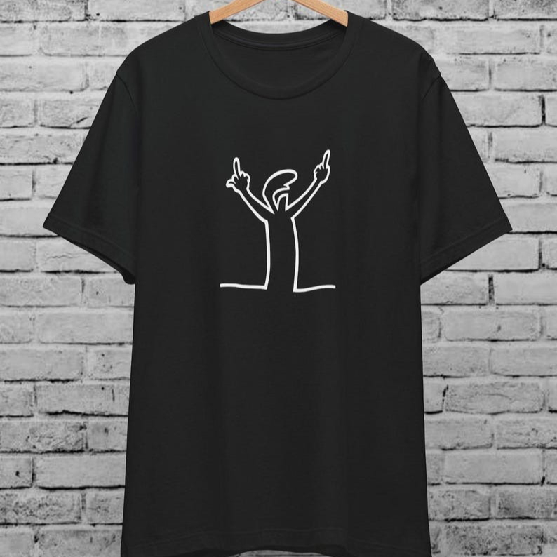 Women'S Fashion From The 80S - Camiseta Unisex Angry La Linea para