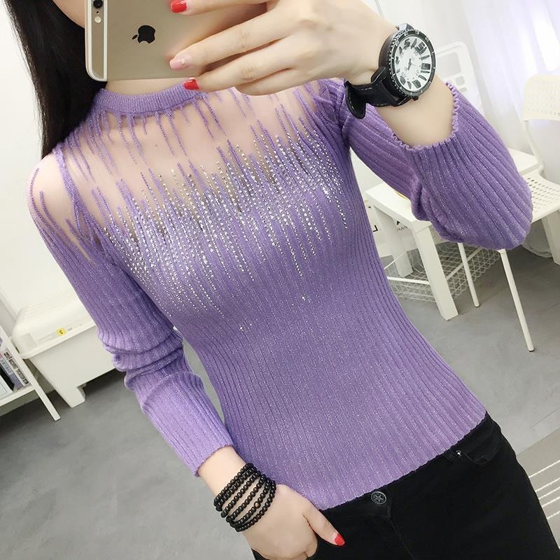 Women'S Fashion Trends Autumn 2025 - Jerséis con diamantes de imitación para