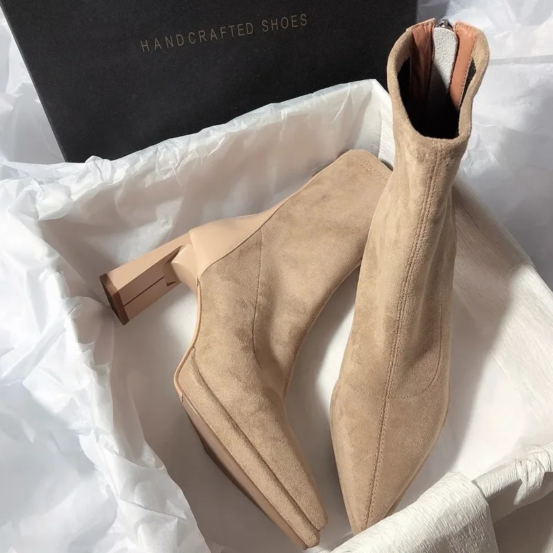 Women'S Fashion Ugg Boots - 2026 nuevas mujeres tacones altos puntiagudos