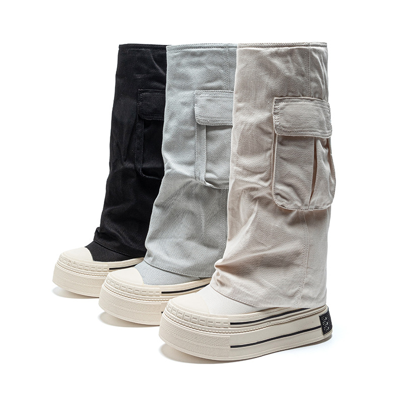 Women'S Fashion Trousers - 12cm Denim Cnvas 2025 Otoño Invierno