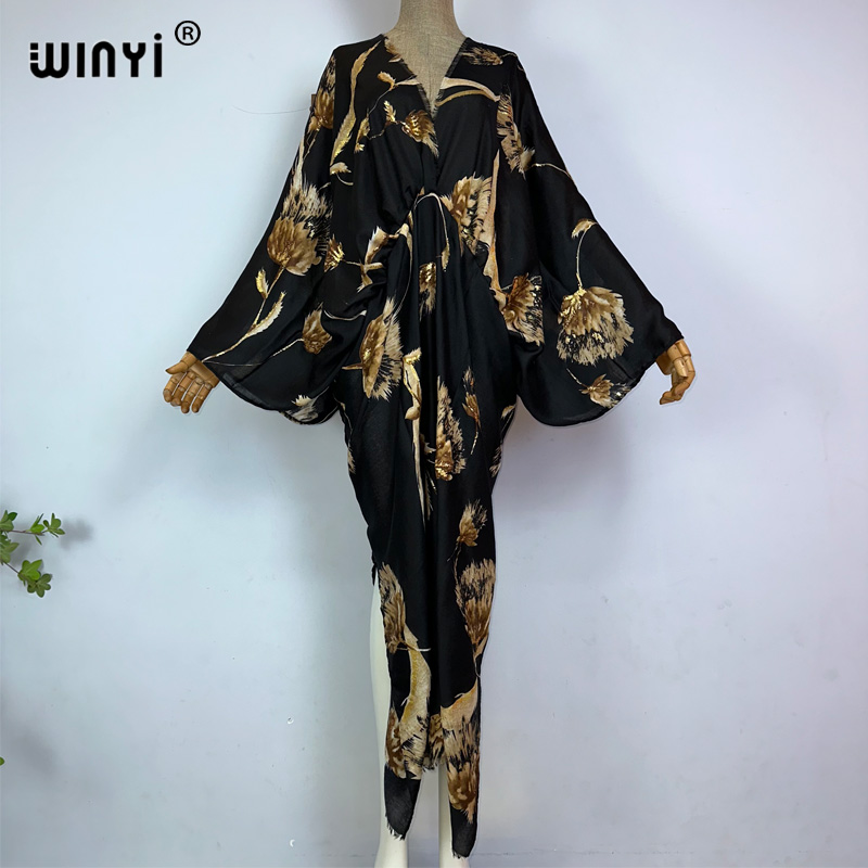 Women'S Fashion Gilded Age - WINYI-vestido sexy con estampado para mujer,