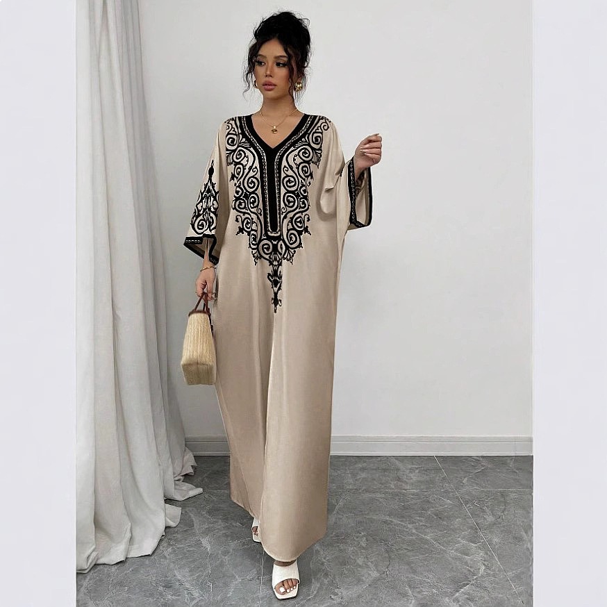 Maxi Dress Boho - Vestido Maxi con Estampado Floral y