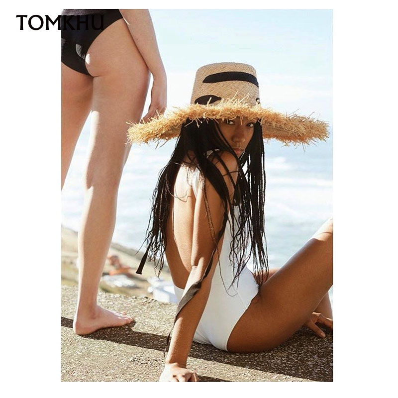 Women'S Fashion Kentucky Derby - Sombrero de paja de rafia para