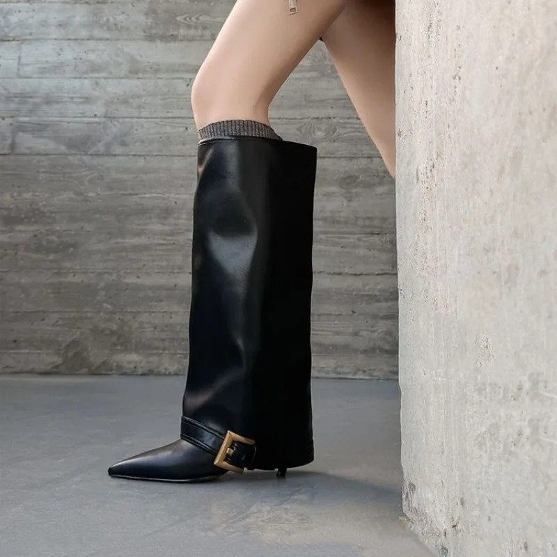 Women'S Fashion Trousers - Botas hasta la rodilla para Mujer,