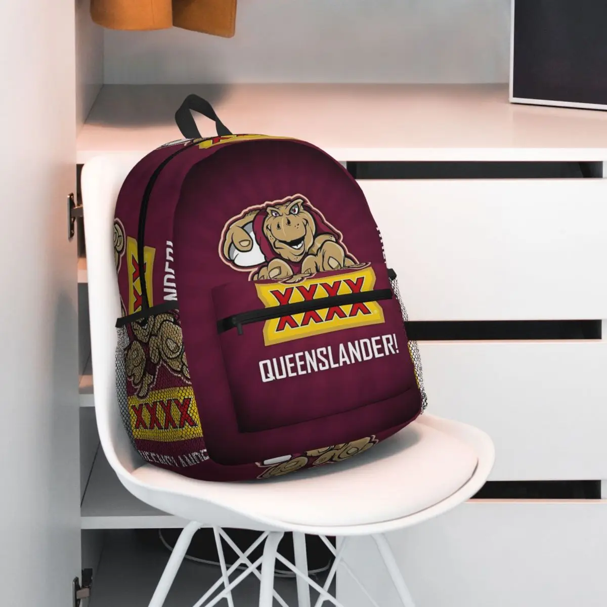 Women'S Fashion Queensland - Mochila escolar Queensland Maroons para estudiantes,