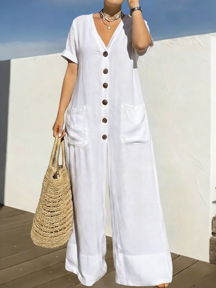 Women'S Fashion Trousers - Mono de Tallas Grandes para Mujer,
