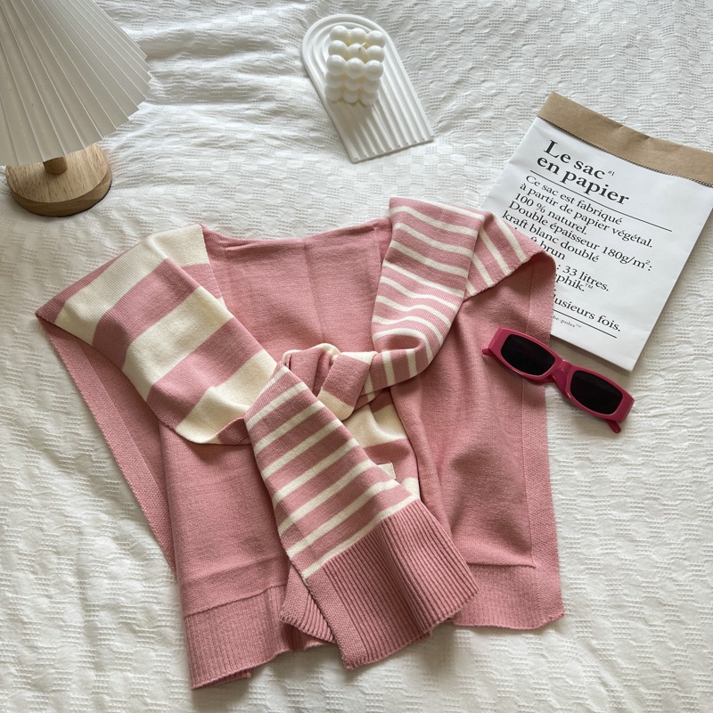 Women'S Fashion Website - Chal de hombro a rayas de