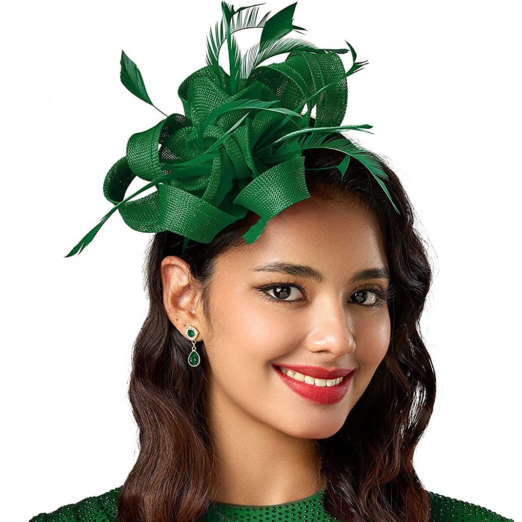 Women'S Fashion Kentucky Derby - Tocados de flores elegantes para mujer,