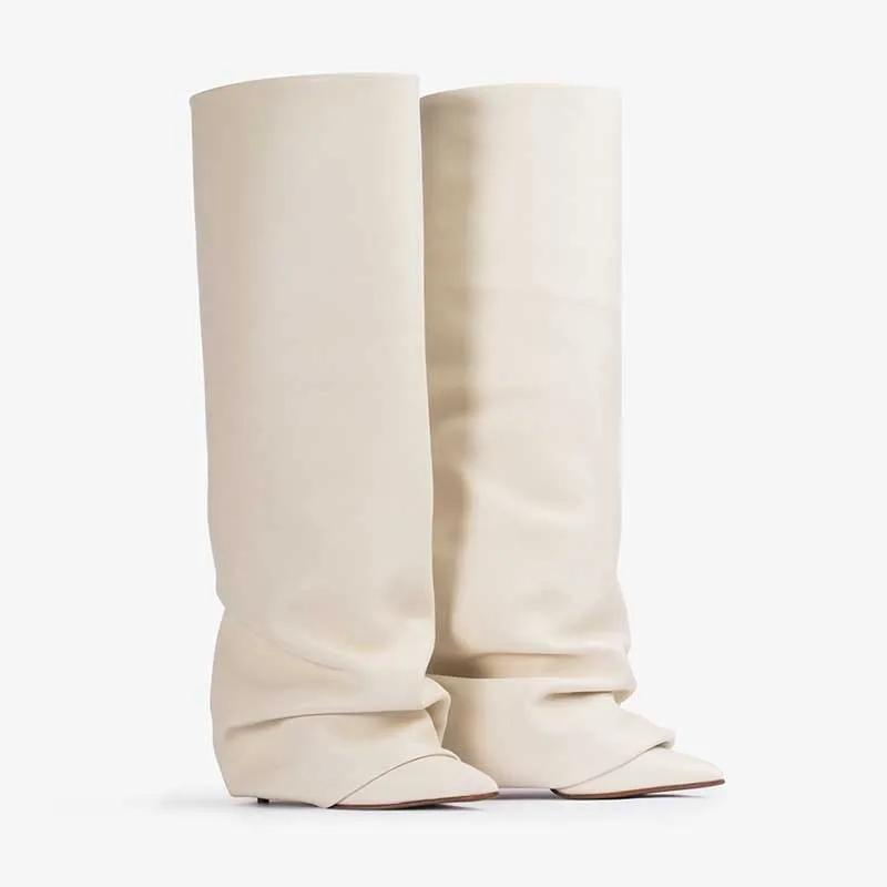 Botas Altas Negras Puntiagudas - Women'S Fashion Trousers reseña y precio