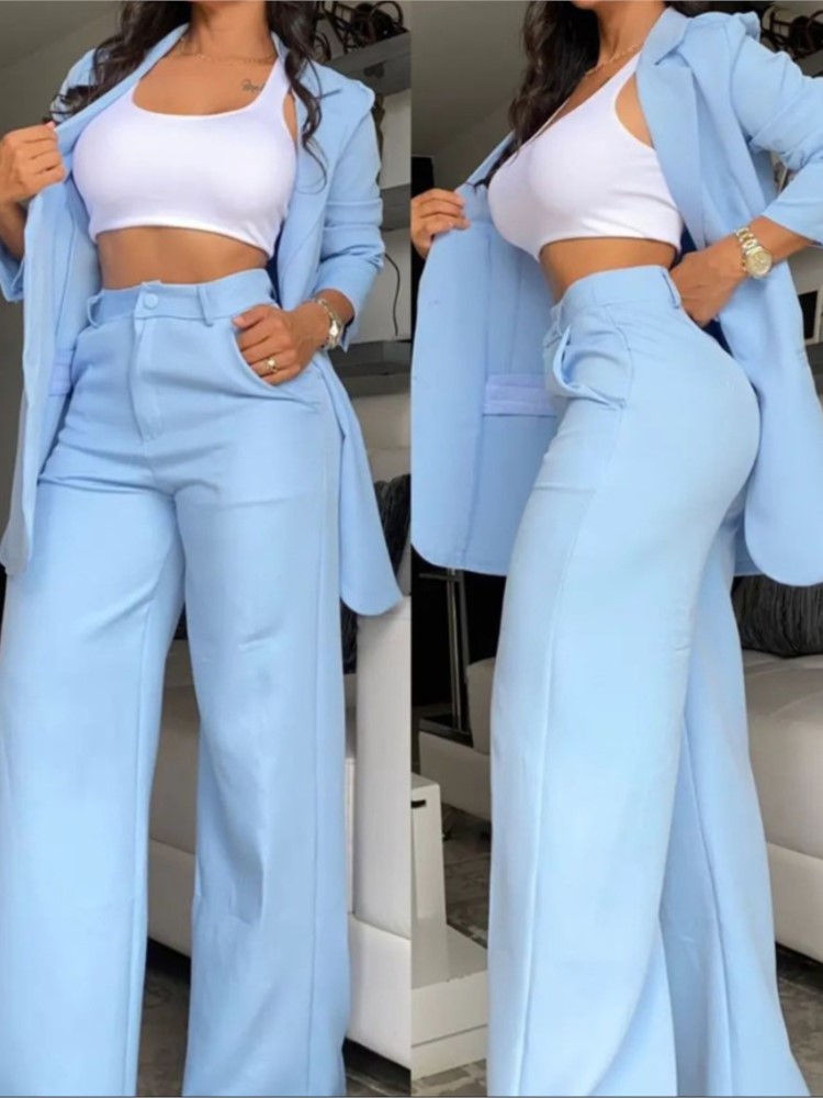 Nuevo traje de otoño a la moda - Wide Leg Palazzo Pants reseña y precio