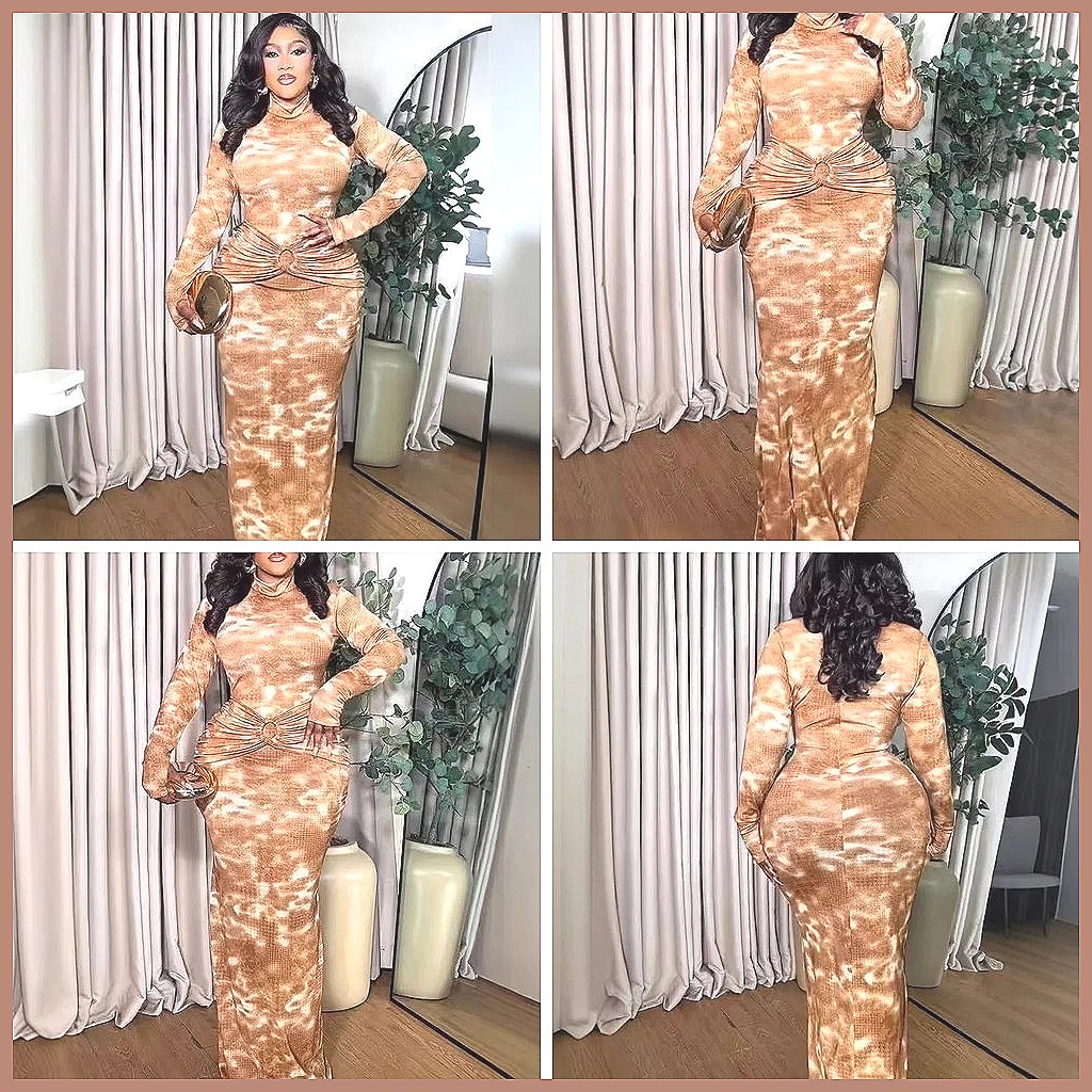 Vestido ajustado tie-dye para  - Bodycon Dress Women reseña y precio