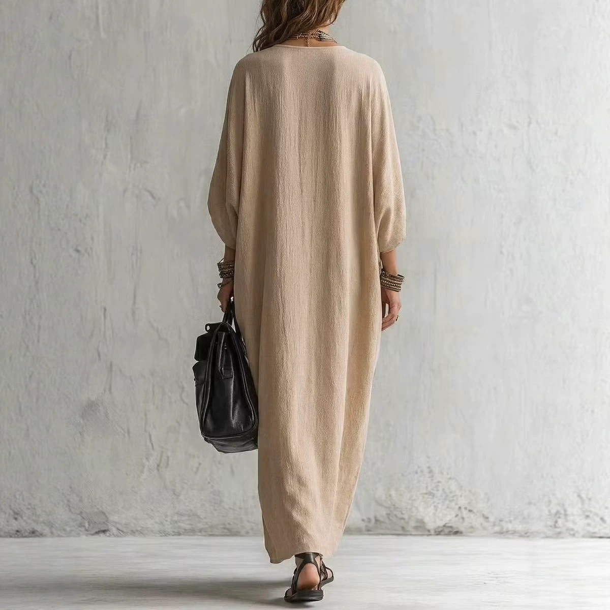 Vestido maxi caftán bordado es - Maxi Dress Boho reseña y precio