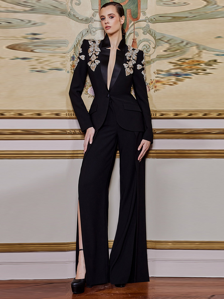 Conjunto de 2 Piezas de Alta C - Wide Leg Palazzo Pants reseña y precio