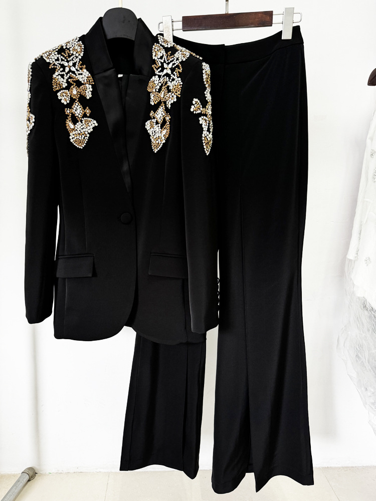 Conjunto de 2 Piezas de Alta C - Wide Leg Palazzo Pants reseña y precio