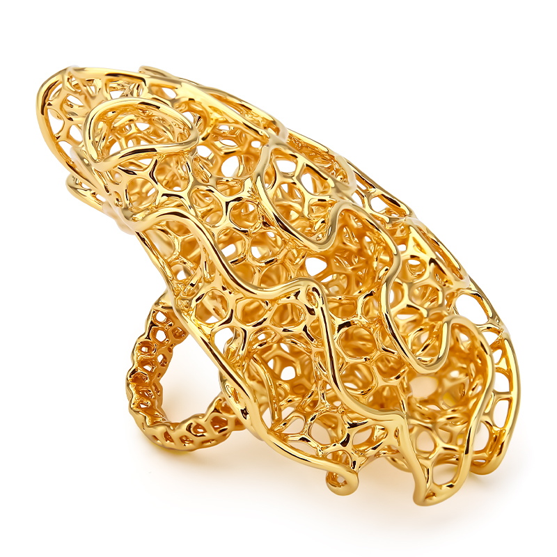 IVOG-anillo chapado en oro de  - Women'S Fashion Website reseña y precio