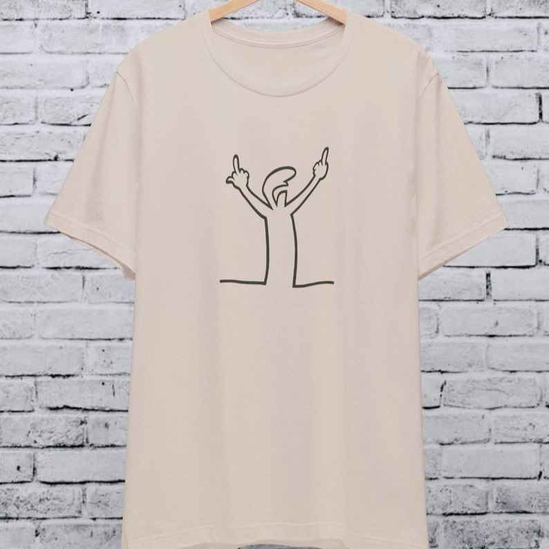 Camiseta Unisex Angry La Linea - Women'S Fashion From The 80S reseña y precio