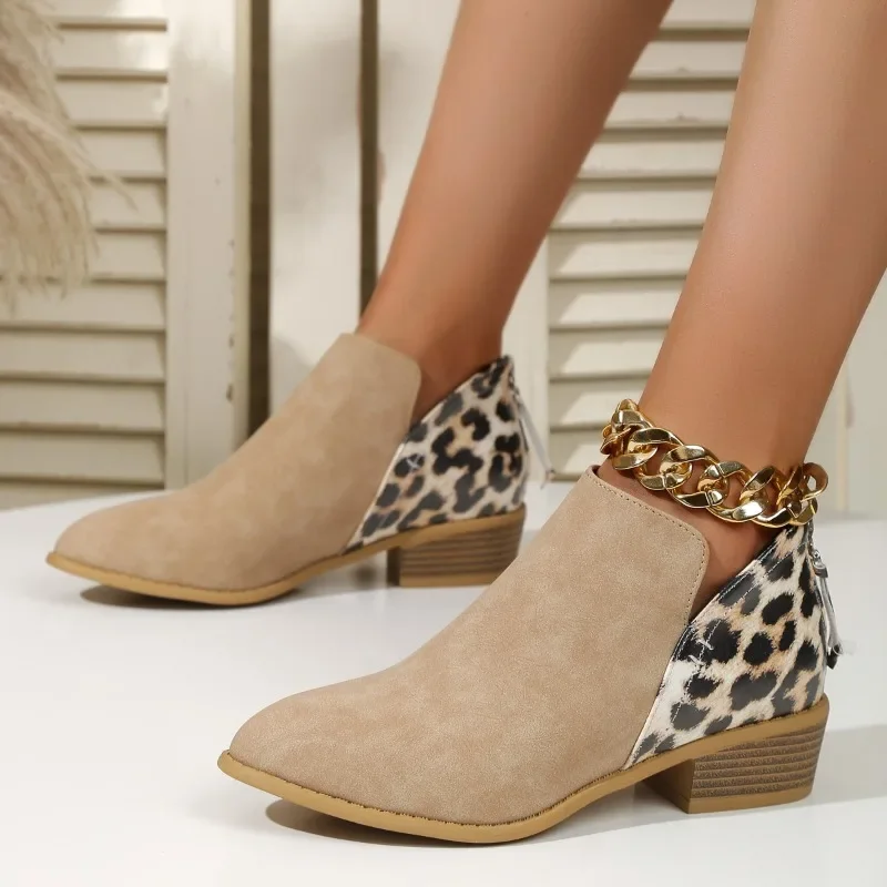 Botines de leopardo de retazos - Women'S Fashion Ugg Boots reseña y precio