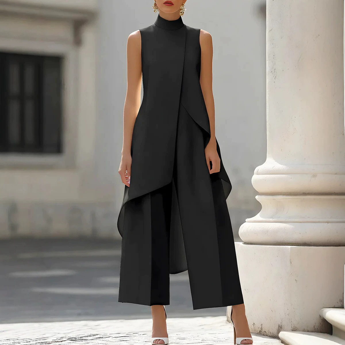 Conjunto de Dos Piezas para Mu - Wide Leg Palazzo Pants reseña y precio
