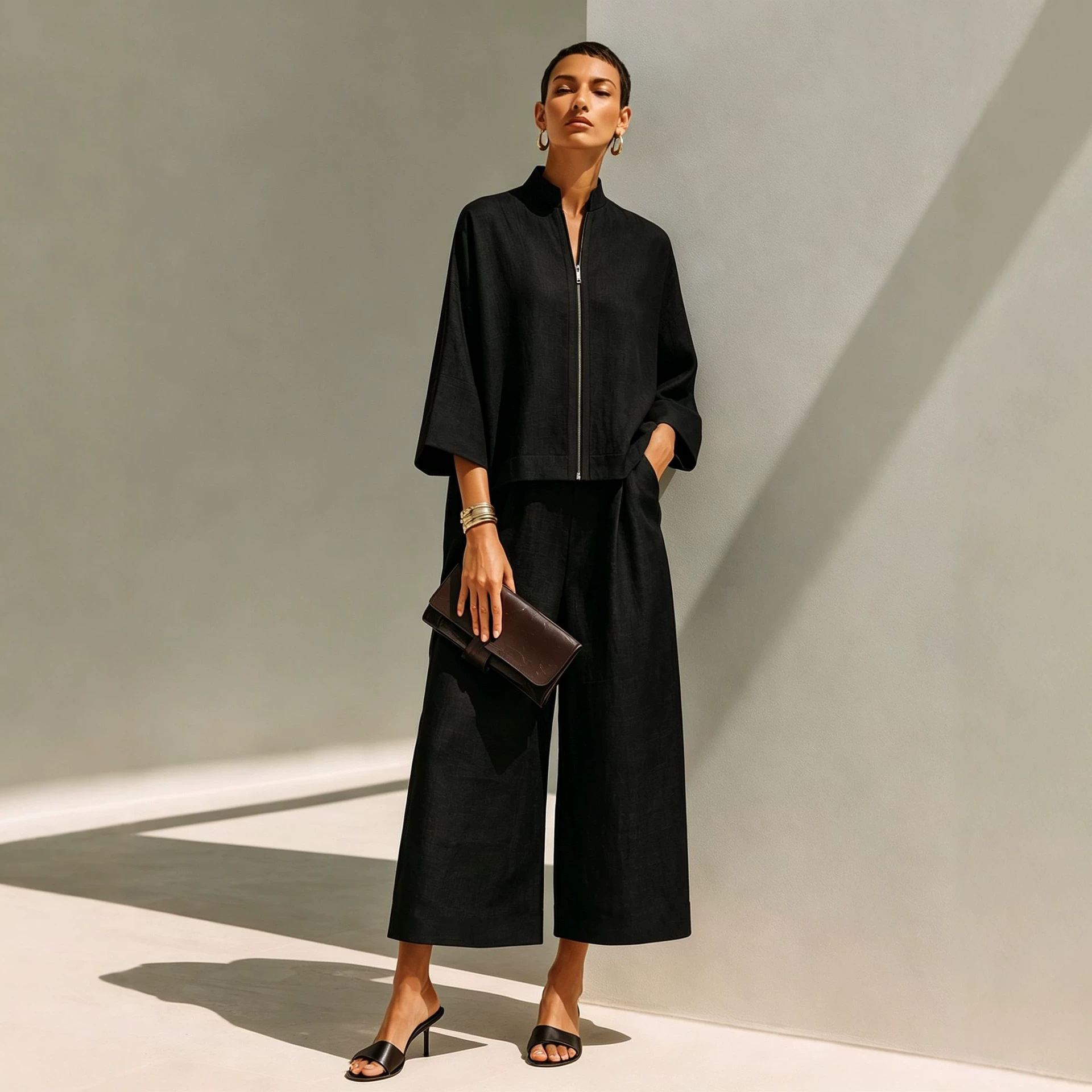 Nuevo Conjunto de Dos Piezas d - Women'S Fashion Quarter Zip reseña y precio