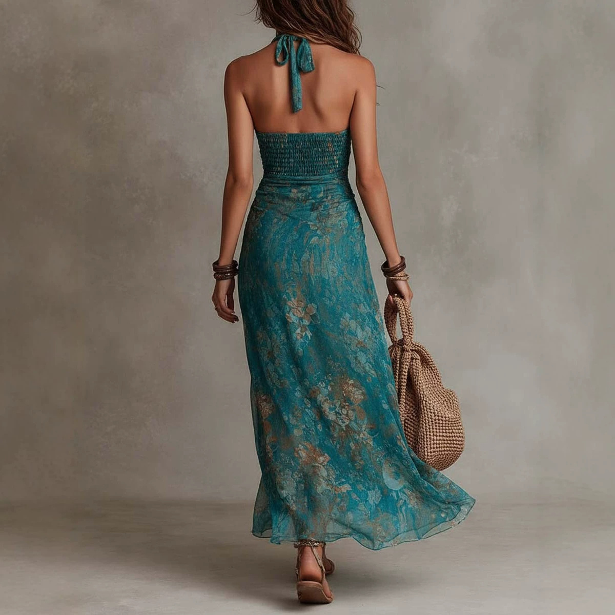 Vestido bohemio con estampado  - Maxi Dress Boho reseña y precio