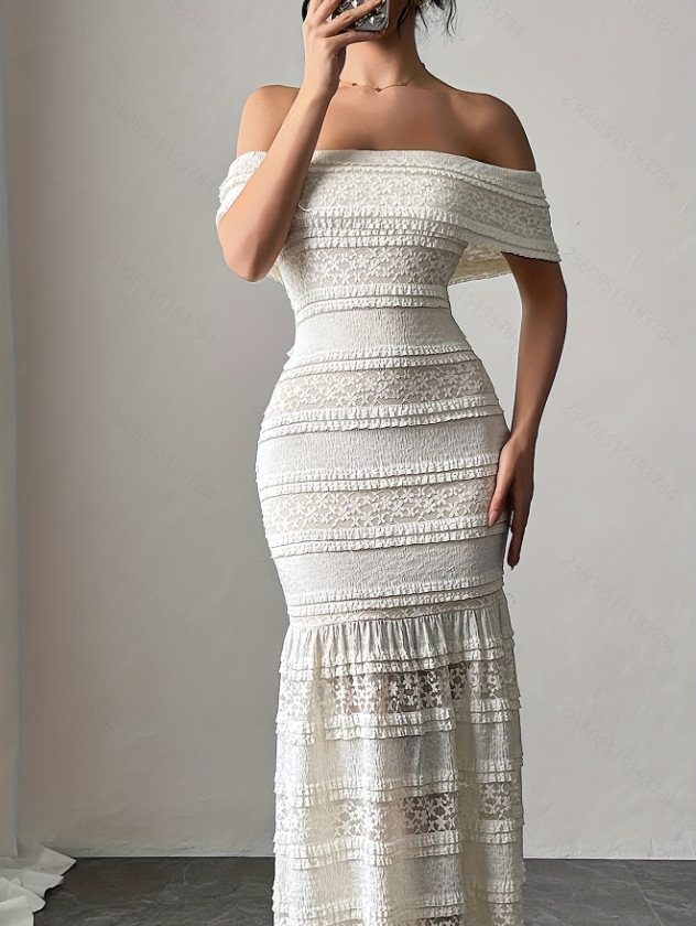 Vestido de encaje de un solo h - Women Fashion Dress Names reseña y precio