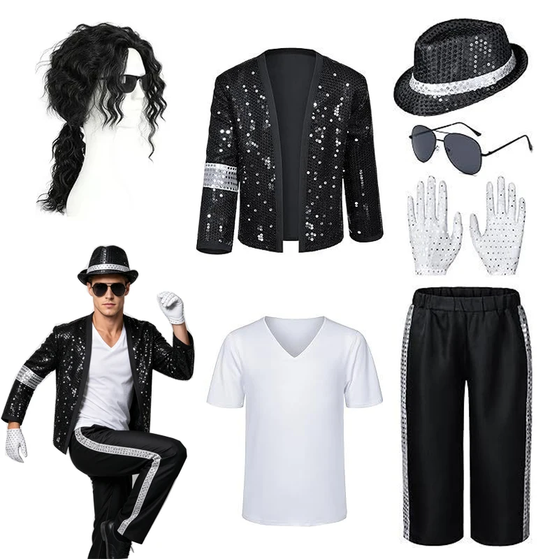 Disfraz de Michael Jackson par - Women'S Fashion From The 80S reseña y precio