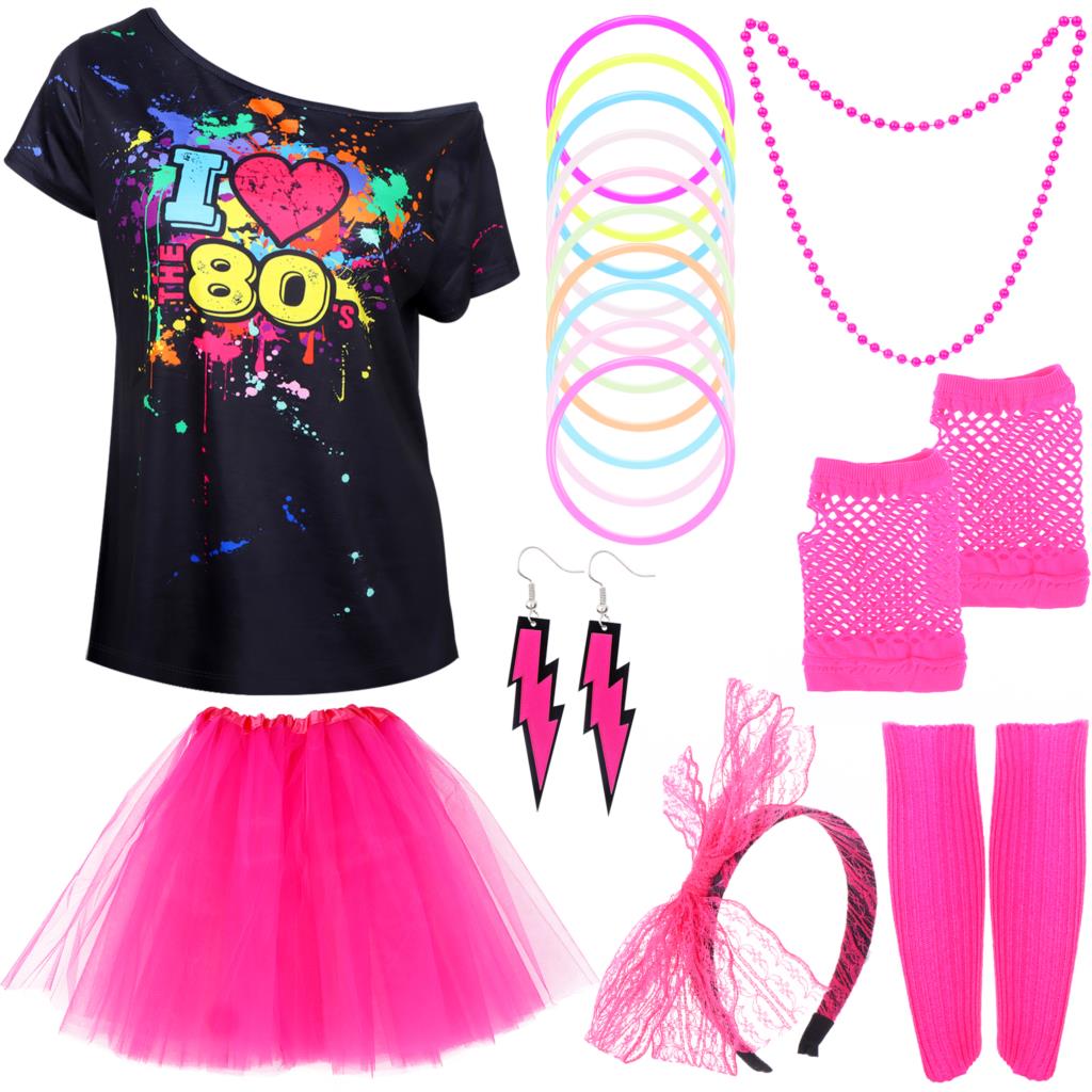 Conjunto de traje de fiesta Re - Women'S Fashion From The 80S reseña y precio