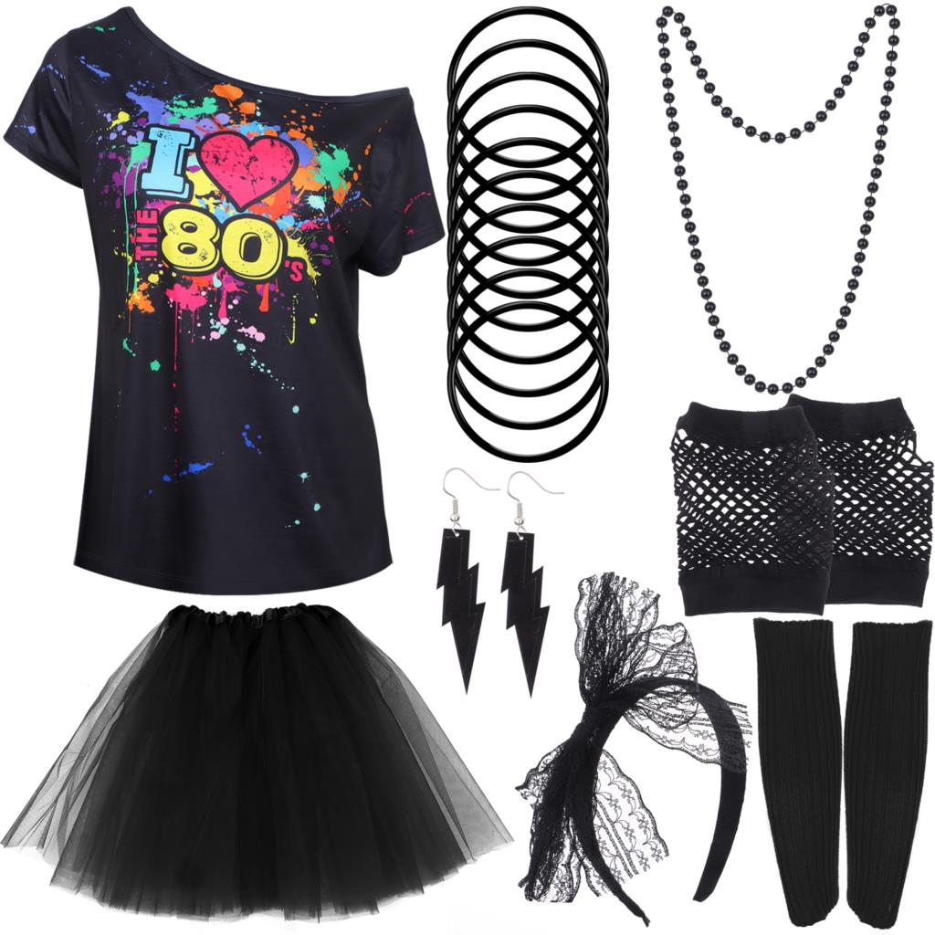 Conjunto de traje de fiesta Re - Women'S Fashion From The 80S reseña y precio
