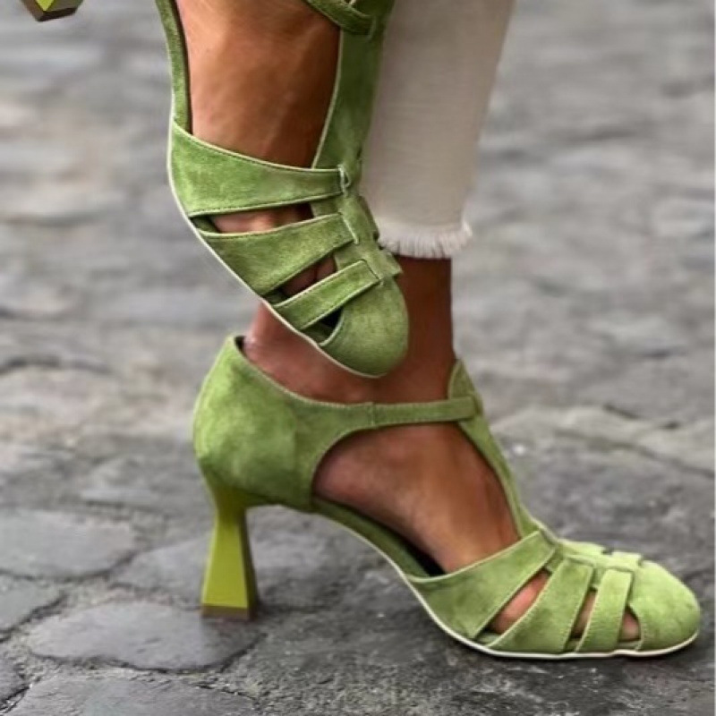 Sandalias de tacón bajo de gam - Spaghetti Strap Dress reseña y precio
