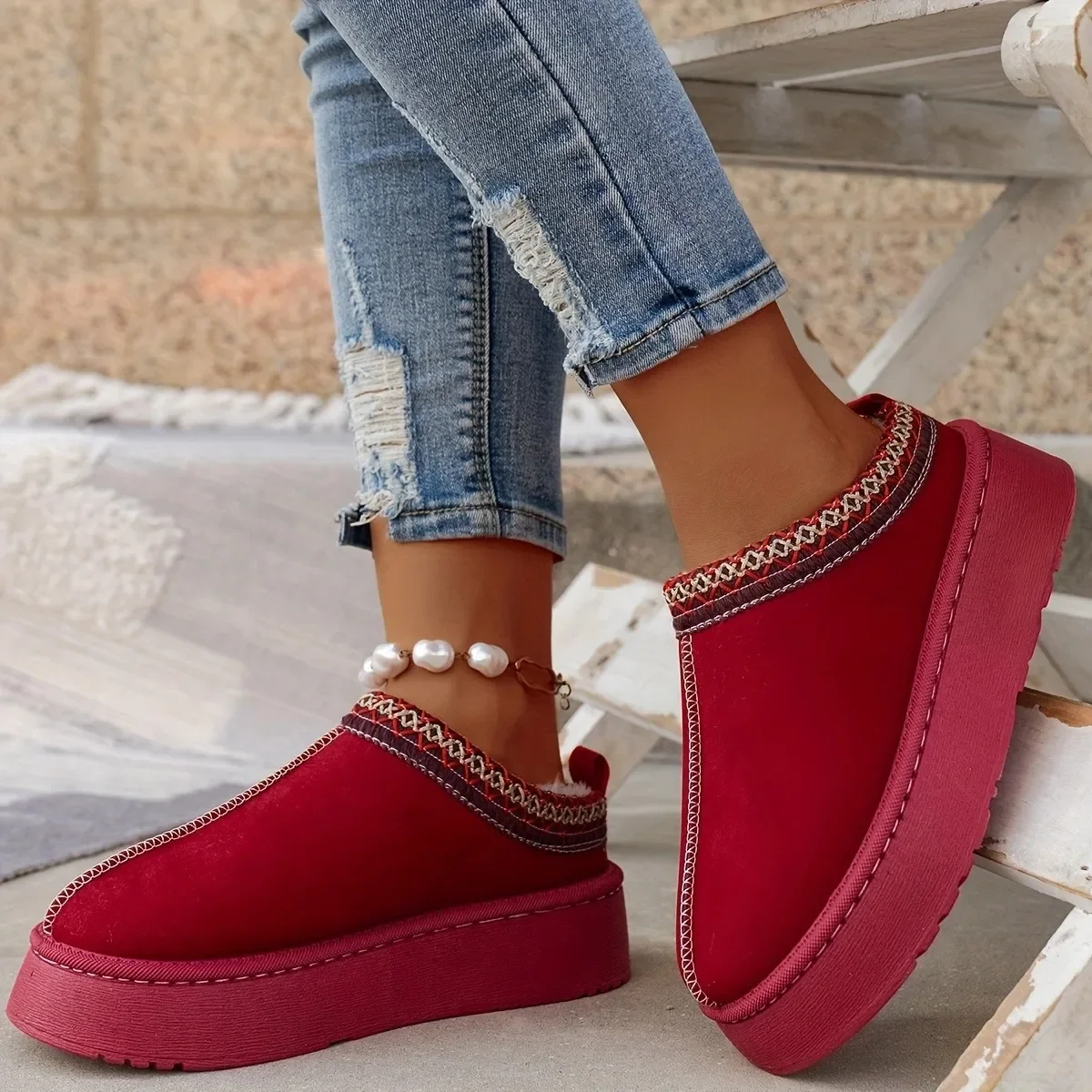 Botines de nieve con plataform - Women'S Fashion Ugg Boots reseña y precio