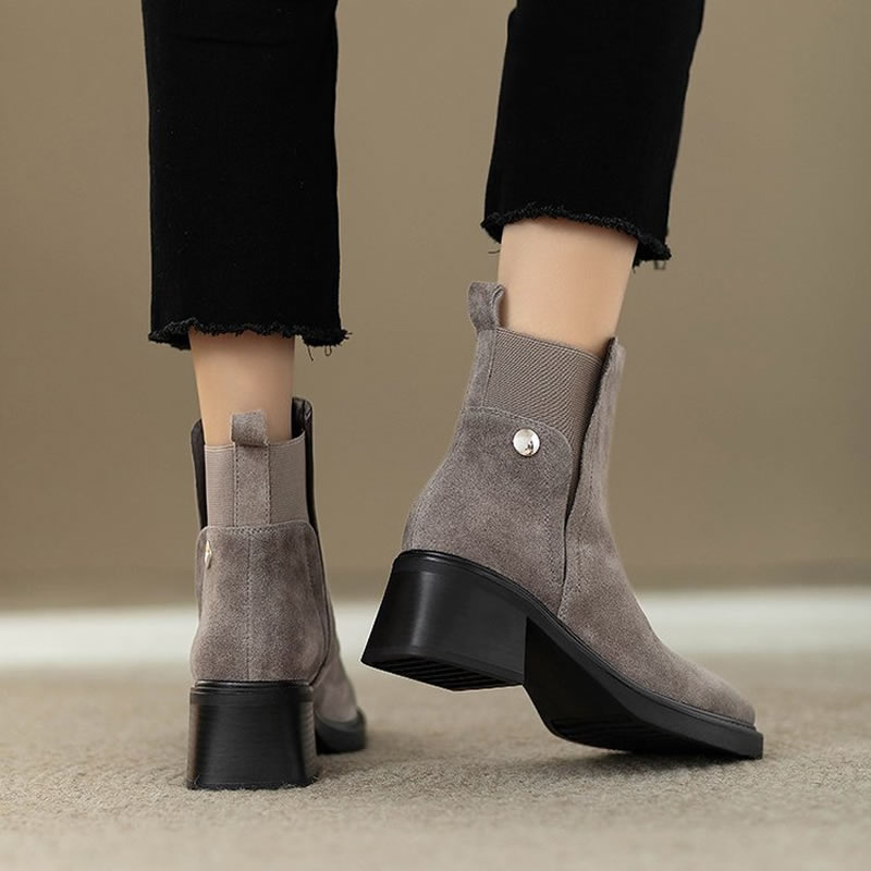 Botines gruesos de gamuza para - Women'S Fashion Trends Autumn 2025 reseña y precio
