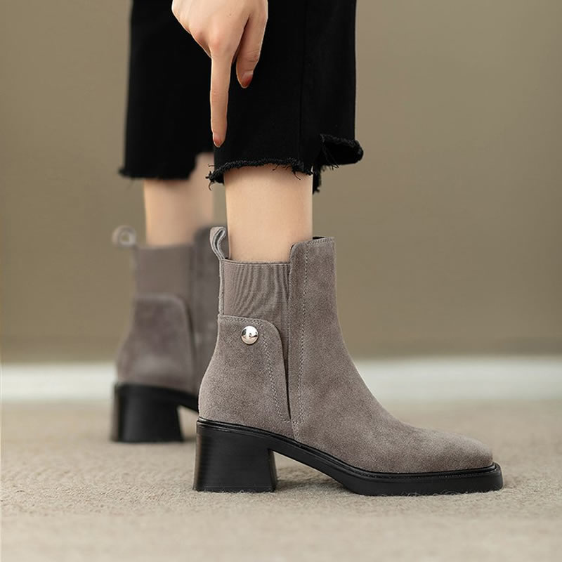 Botines gruesos de gamuza para - Women'S Fashion Trends Autumn 2025 reseña y precio