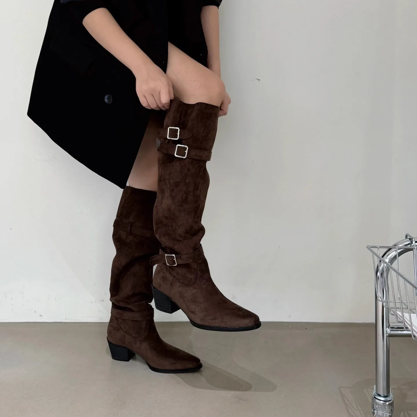 Botas de ante Vintage para muj - Women'S Fashion Trousers reseña y precio
