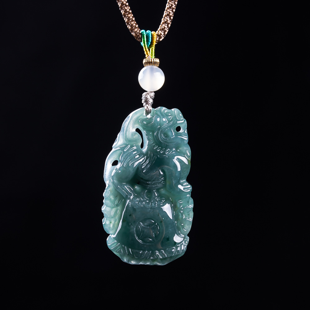 Colgante Pixiu de Jadeíta Birm - Women Fashion Necklace reseña y precio
