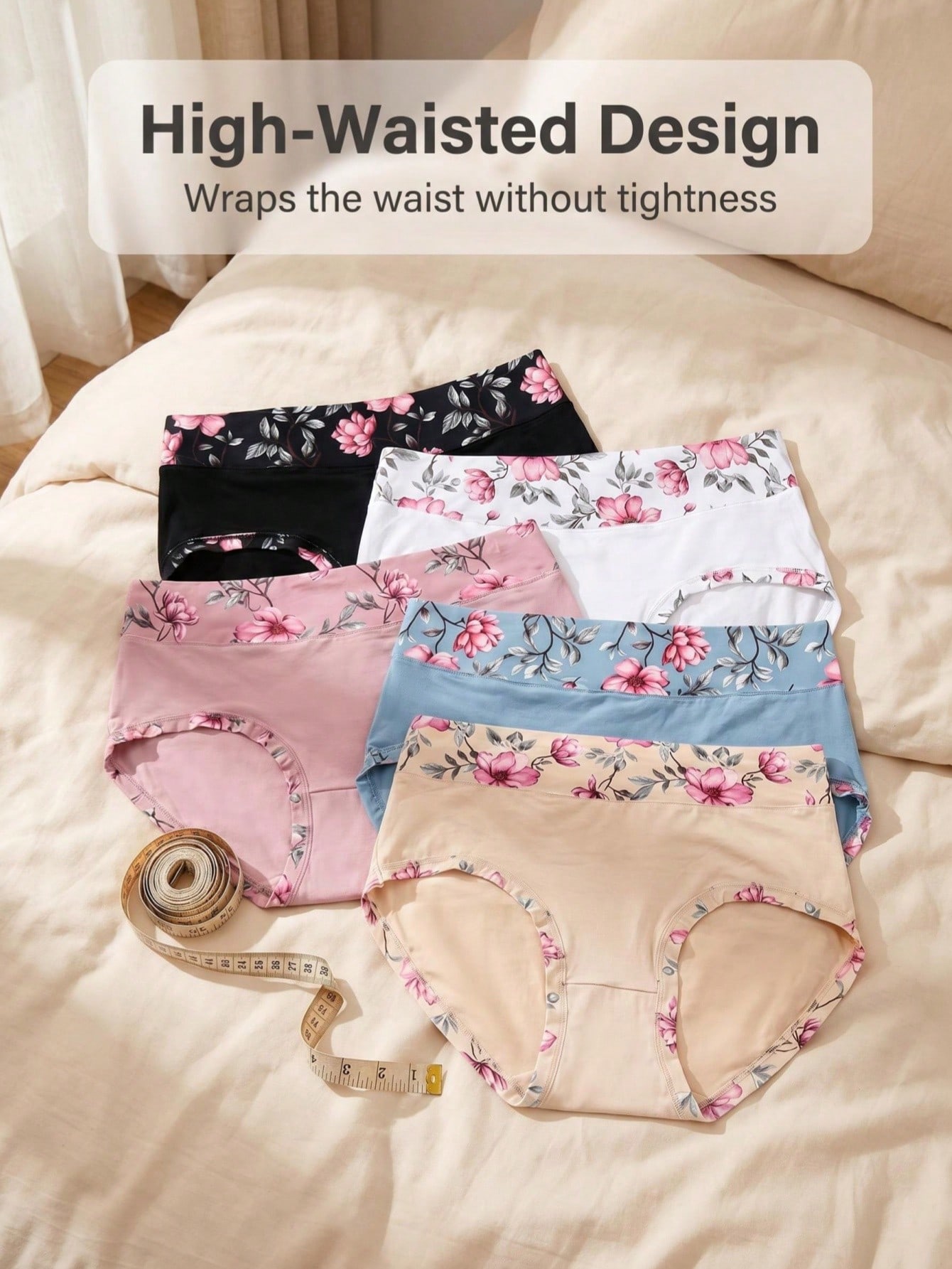 5 uds. de bragas con estampado - Women'S Fashion Trends reseña y precio