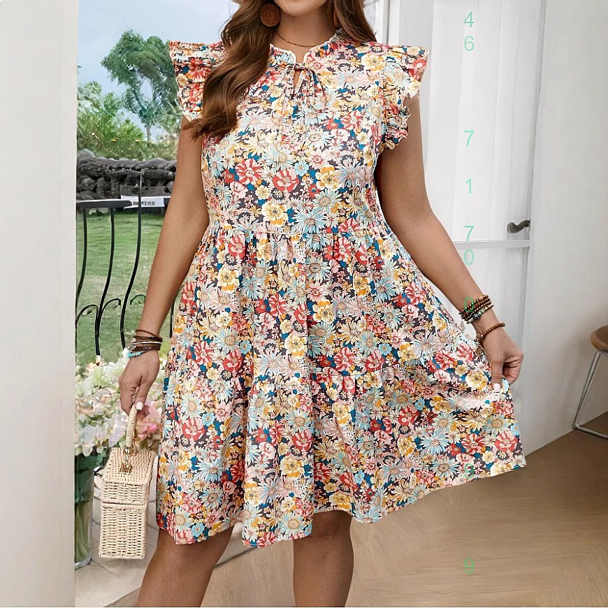Vestido maxi con cuello en V y - Maxi Dress Boho reseña y precio