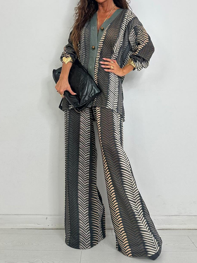 Nuevo Conjunto de Dos Piezas p - Wide Leg Palazzo Pants reseña y precio