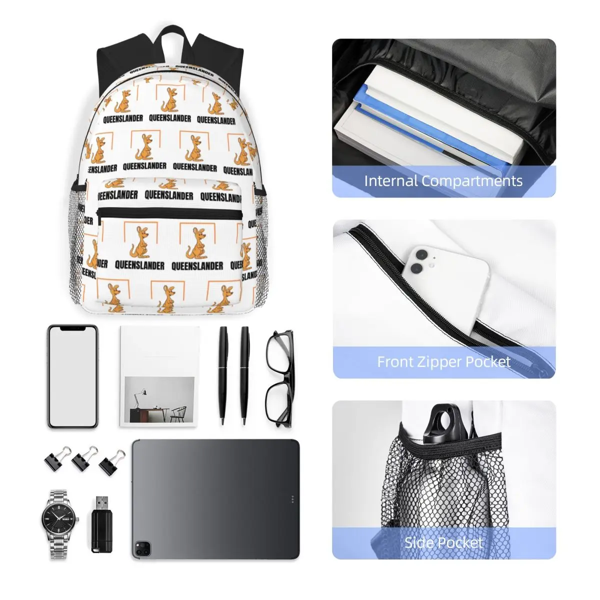 Mochila escolar Queensland Mar - Women'S Fashion Queensland reseña y precio