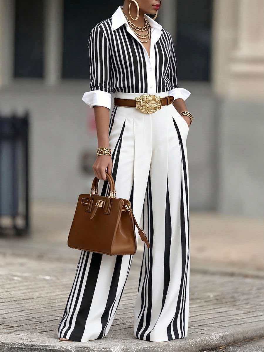 Conjunto de 2 Piezas para Muje - Wide Leg Palazzo Pants reseña y precio