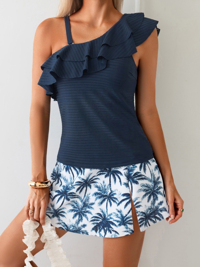 Traje de baño tankini para muj - Crop Top Women reseña y precio