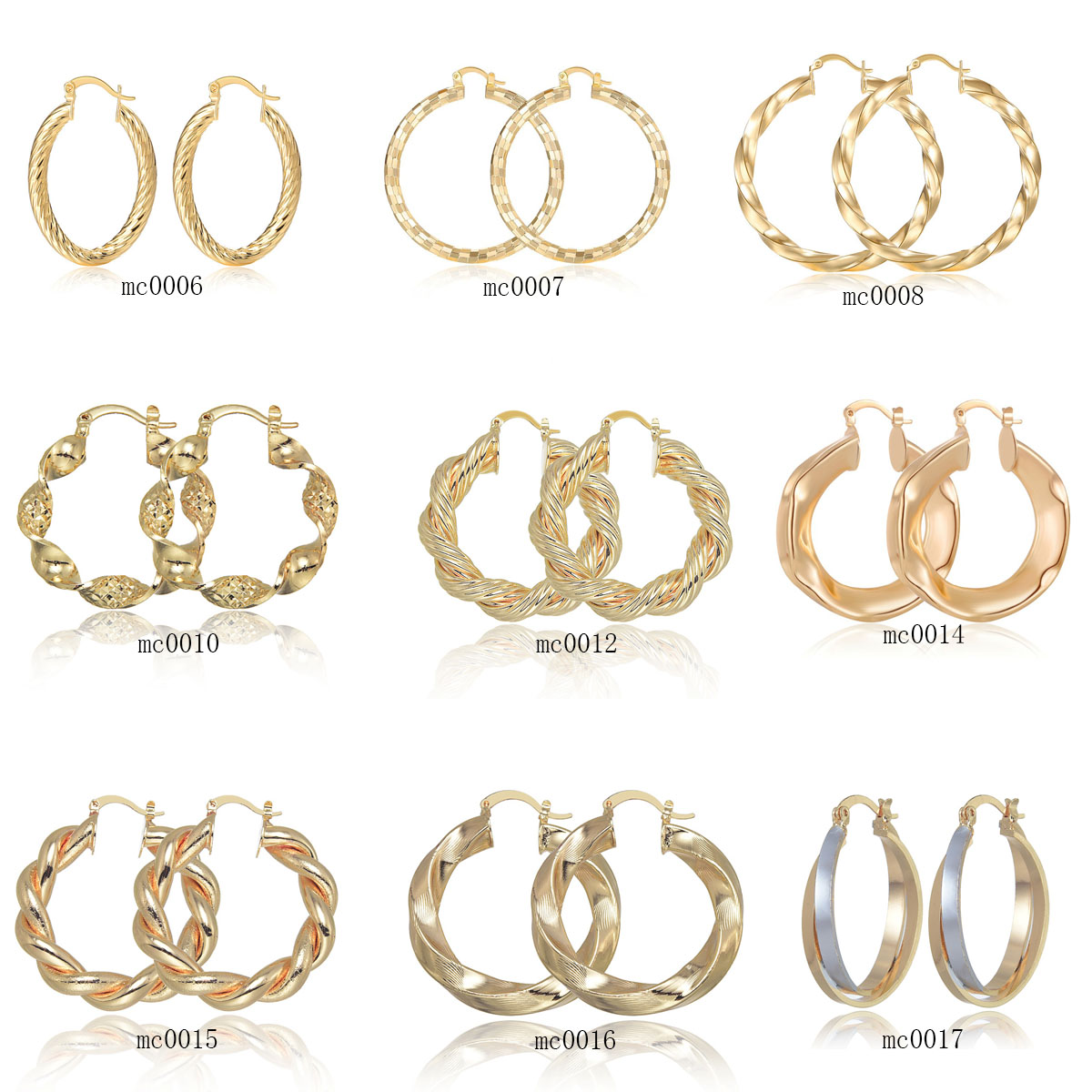 Pendientes de aro de cobre cha - Women'S Fashion Website reseña y precio