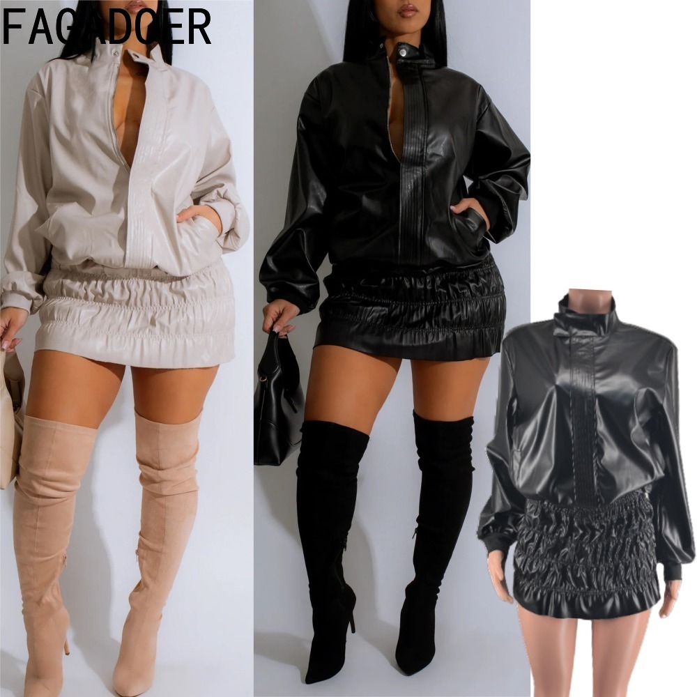 FAGADOER-Conjunto de 2 piezas  - Women'S Fashion Quarter Zip reseña y precio