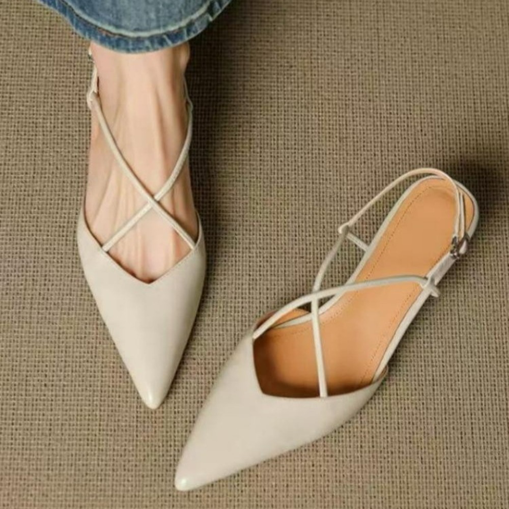 Zapatos de Tacón Bajo con Punt - Spaghetti Strap Dress reseña y precio
