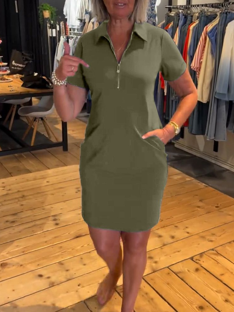 Nuevo Vestido Camisero de Vera - Women'S Fashion Quarter Zip reseña y precio