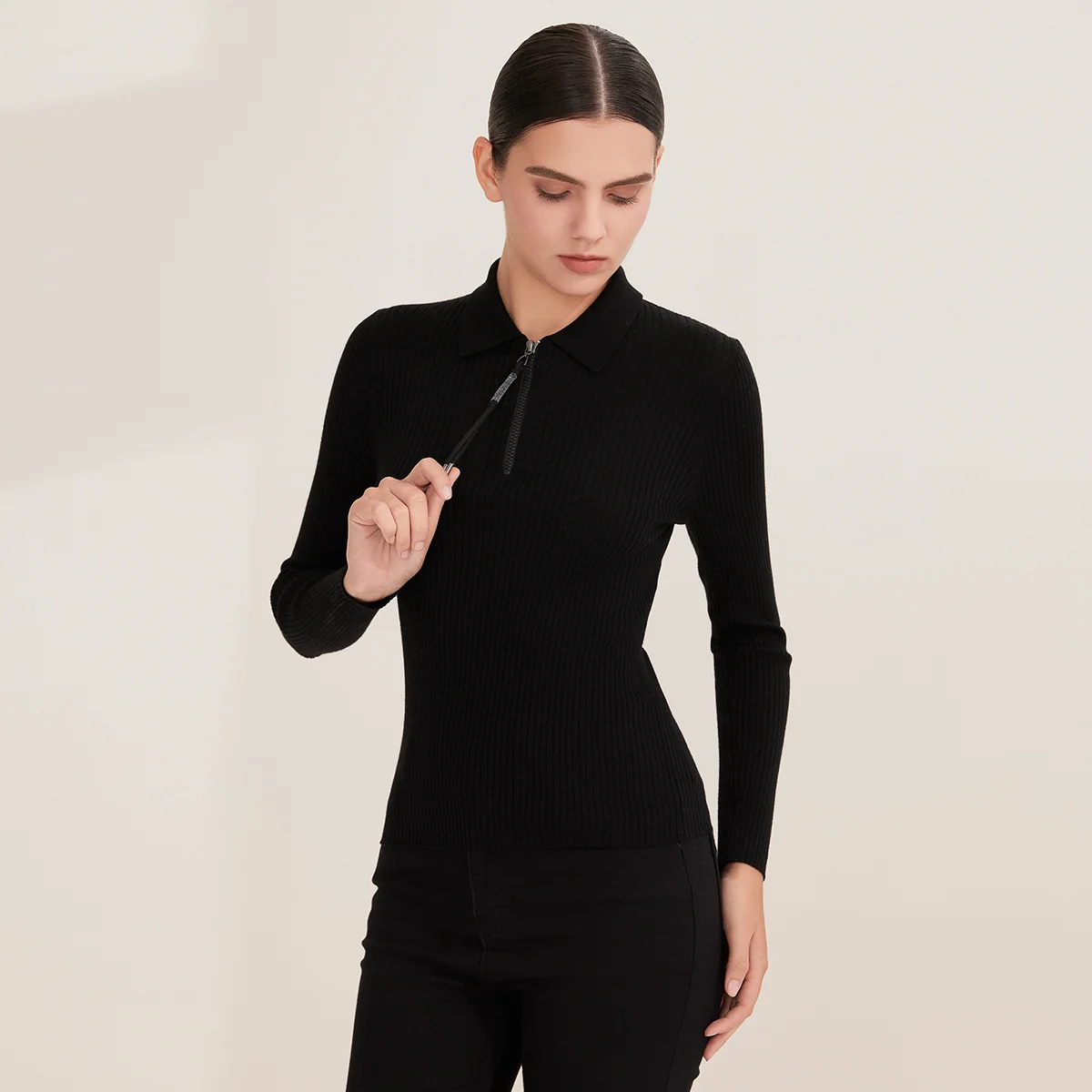 Pop BY4521226 Jersey tipo polo - Women'S Fashion Quarter Zip reseña y precio