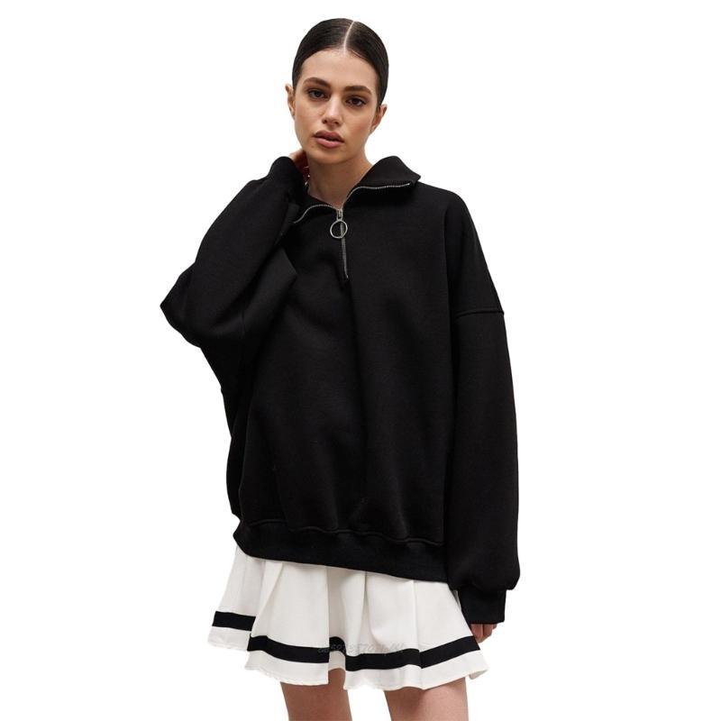 X5XA-Sudadera manga larga con  - Women'S Fashion Quarter Zip reseña y precio