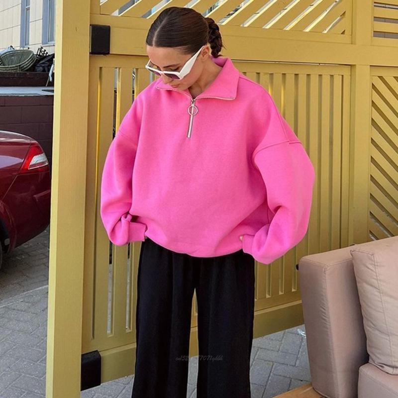 X5XA-Sudadera manga larga con  - Women'S Fashion Quarter Zip reseña y precio