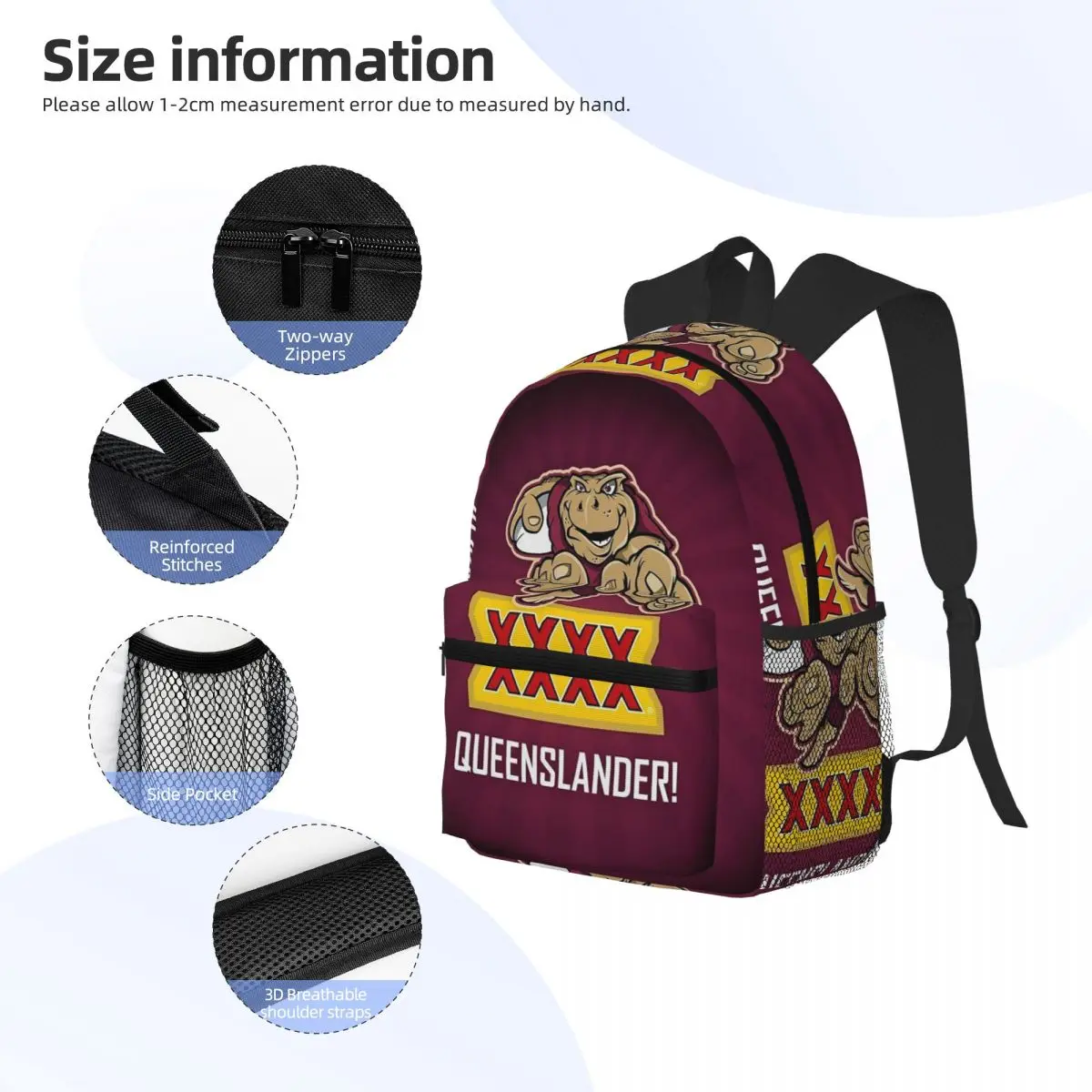Mochila escolar Queensland Mar - Women'S Fashion Queensland reseña y precio