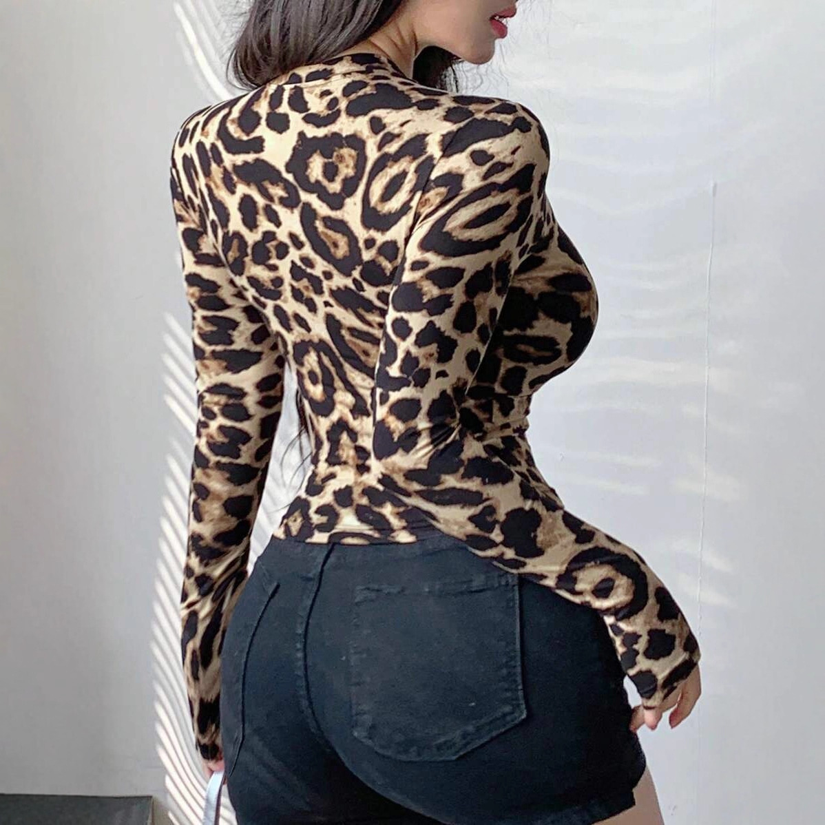 Chaqueta corta de manga larga  - Crop Top Women reseña y precio