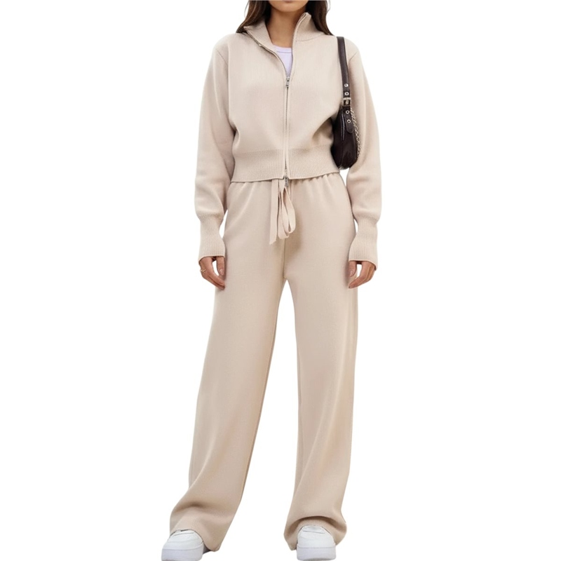 Suéter de Punto Casual para Mu - Women'S Fashion Quarter Zip reseña y precio